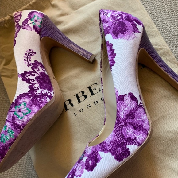 Burberry floral print high heels - Picture 4 of 7